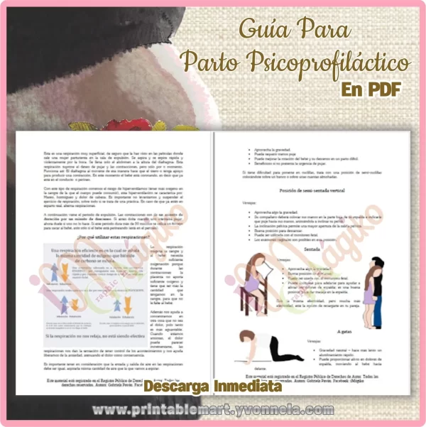 Guía: Curso para Parto Psicoprofiláctico PDF Descarga Inmediata