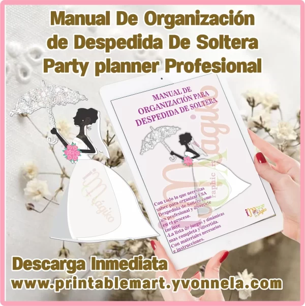 Manual Party Planner de Organización para Despedida de Soltera