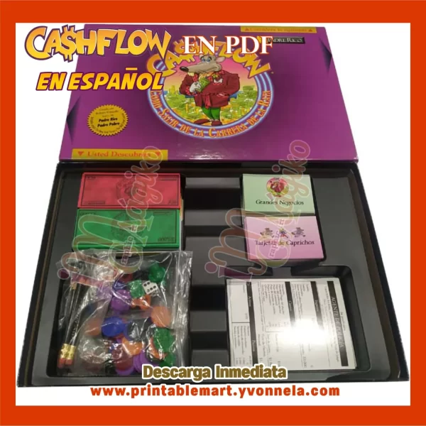 Cashflow Juego Didáctico Educacion financiera Robert Kiyosaki Para Imprimir