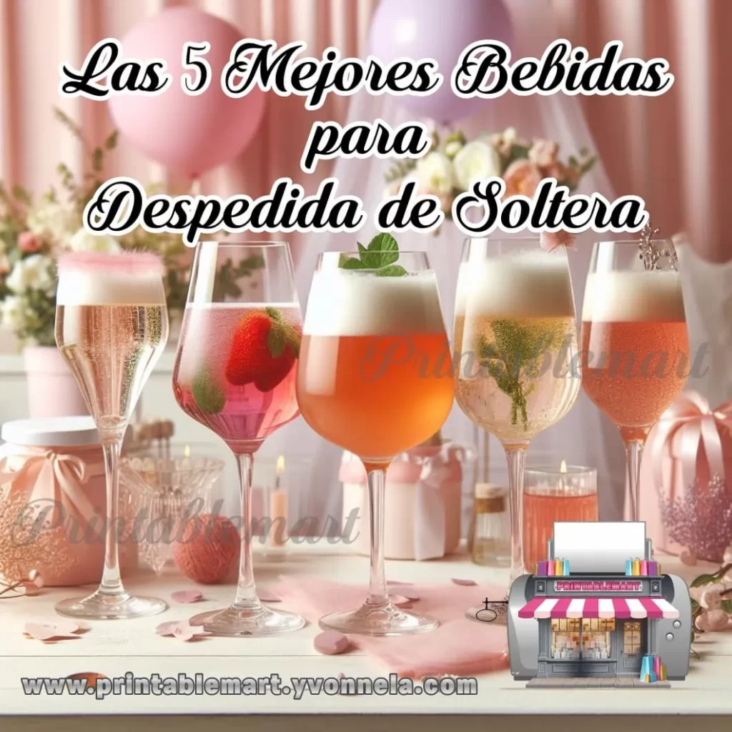 Las 5 mejores bebidas para despedida de soltera