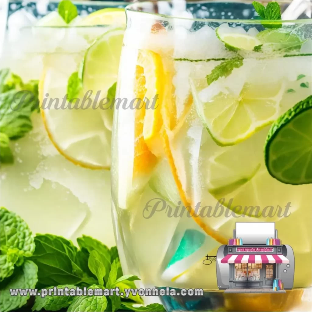 Limonada de Menta Las 5 mejores bebidas para despedida de soltera