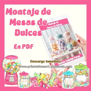 Como hacer una mesa de dulces PDF Descarga Inmediata iMagiko Printablemart