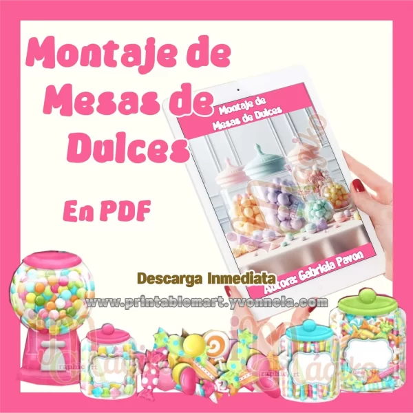 Como hacer una mesa de dulces PDF Descarga Inmediata iMagiko Printablemart