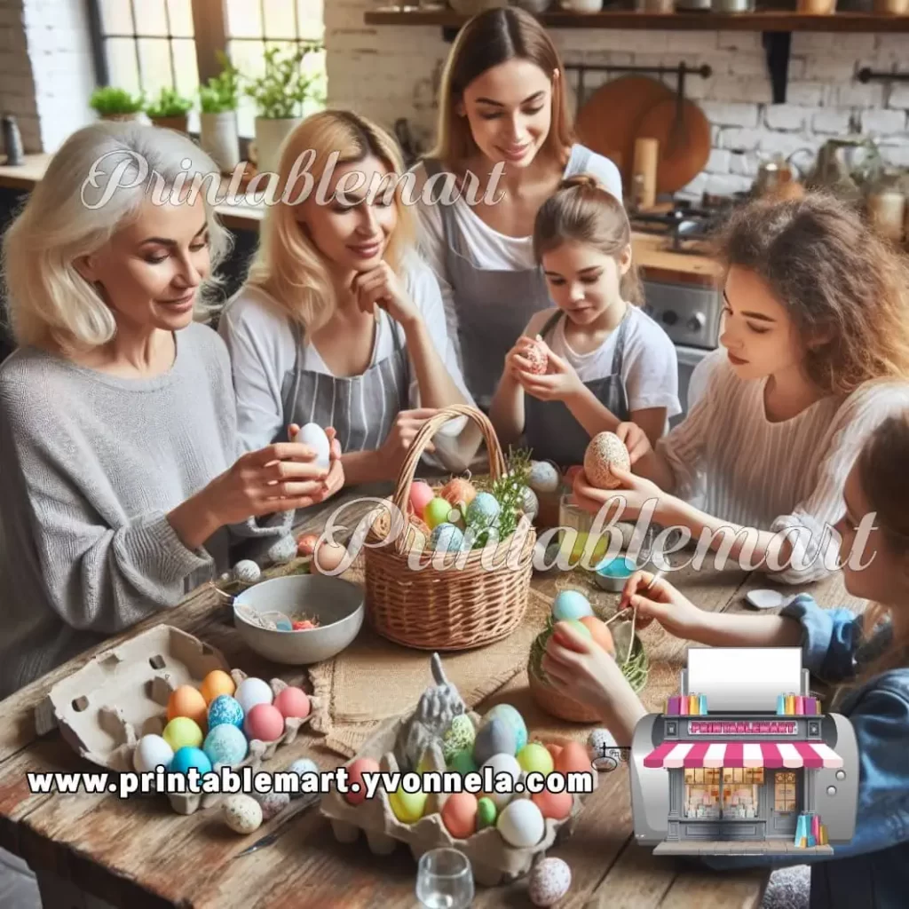 Búsqueda de huevos de pascua, decora los huevos