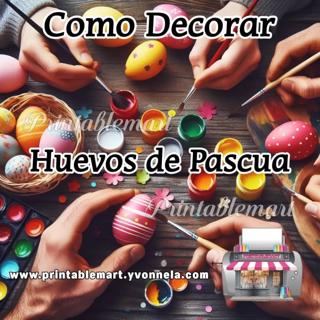 Como decorar huevos de pascua