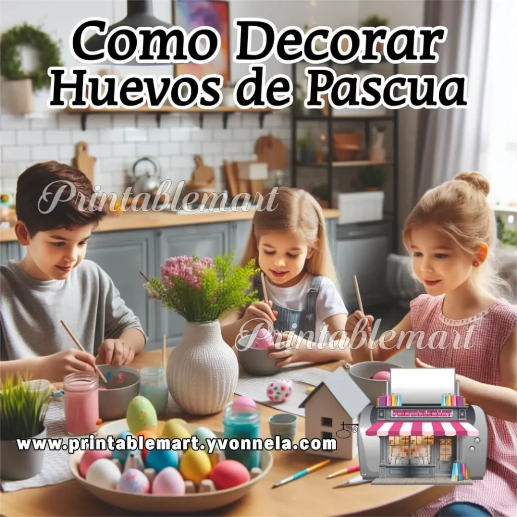 Ideas para decorar huevos de pascua para niños