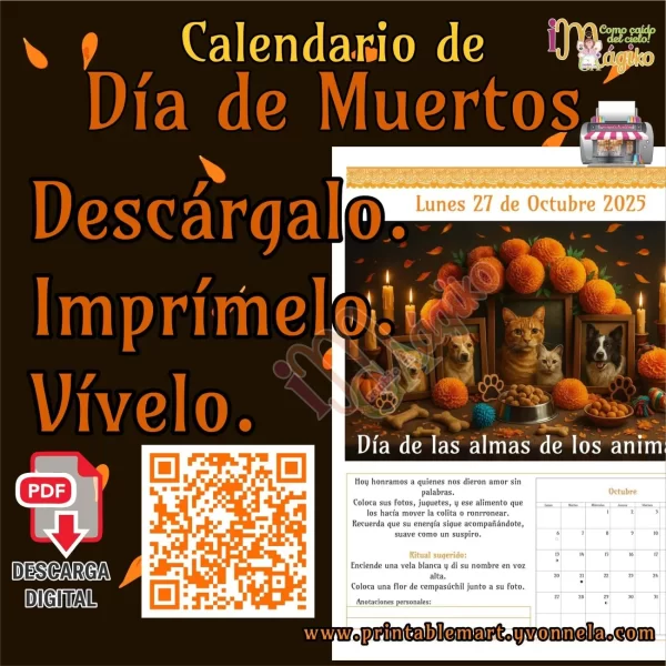 Calendario de Día de Muertos - Imagen 6